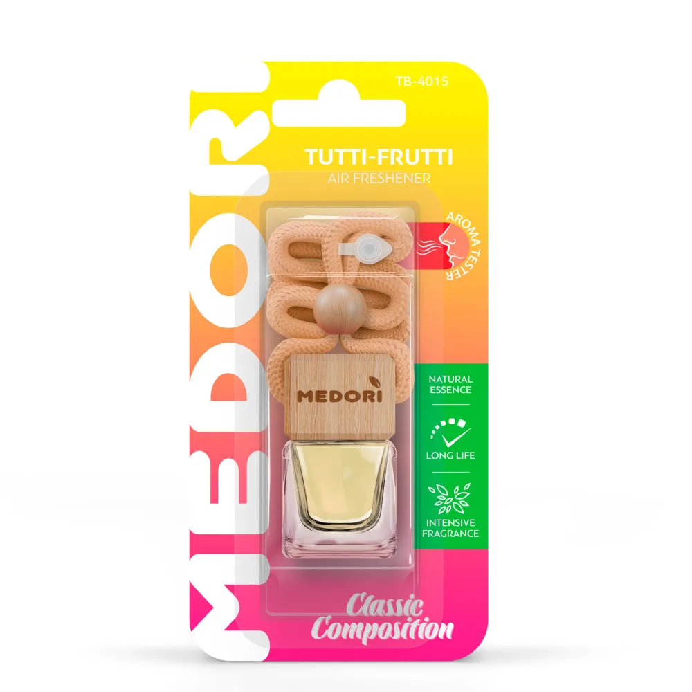 MEDORI Ароматизатор для автомобиля TUTTI-FRUTTI подвесной