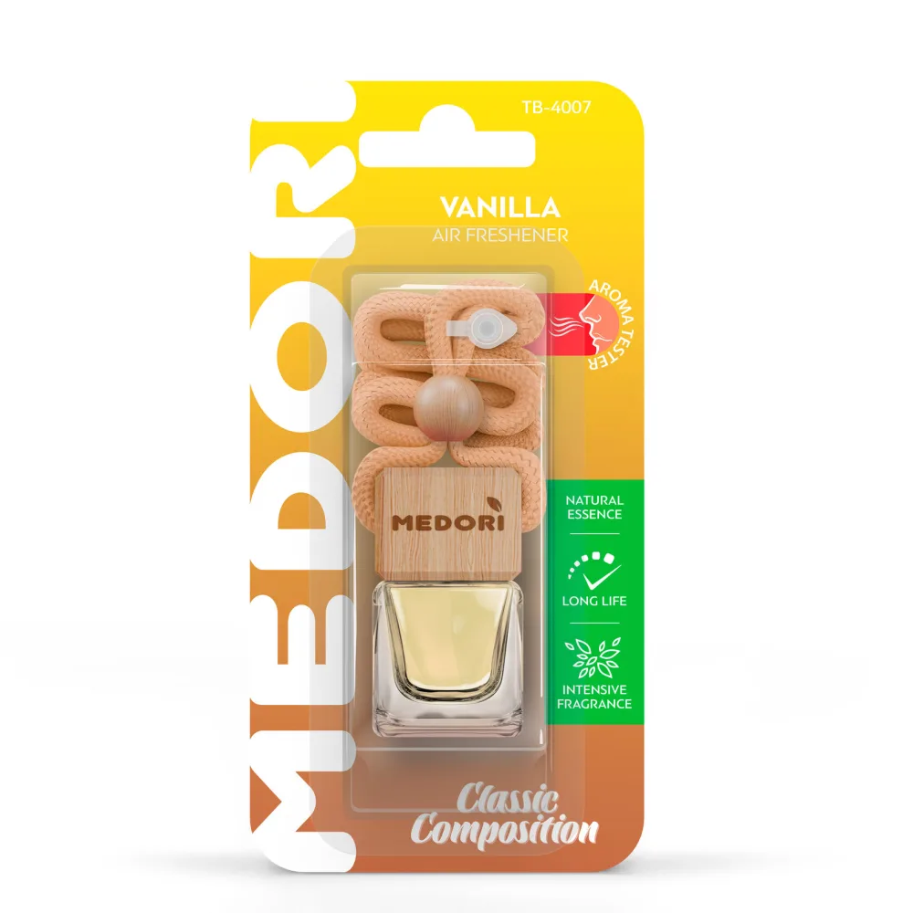 MEDORI Ароматизатор для автомобиля VANILLA подвесной