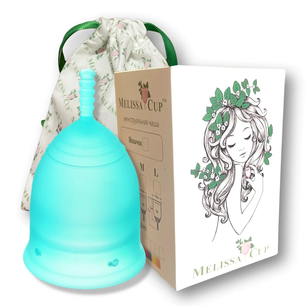 MELISSACUP Менструальная чаша + мешочек BOX PLUS МЕЛИССА размер M