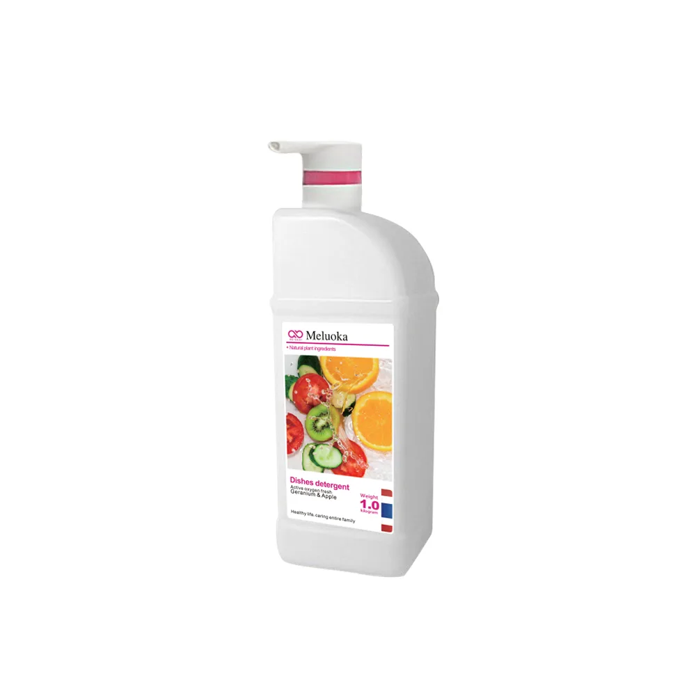 MELUOKA Гель для мытья посуды, фруктов и овощей ГЕРАНЬ/ЯБЛОКО Geranium&Apple