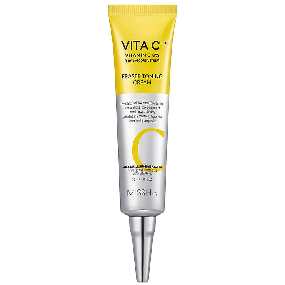 MISSHA Мягкий осветляющий крем с 8% витамина C Missha Vita C Plus Eraser Toning Cream