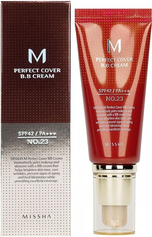 MISSHA Тональный BB крем для лица M Perfect Cover BB Cream SPF42+ PA+++ (Тон 23)