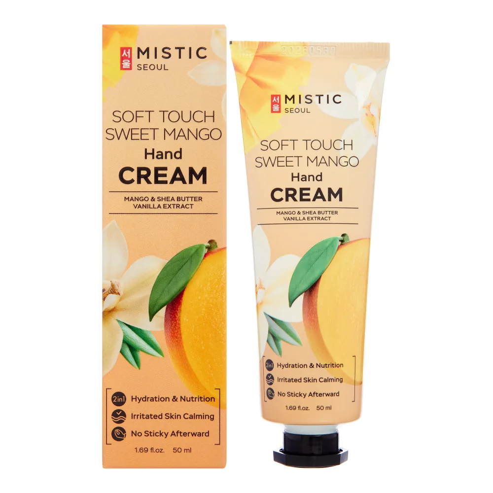MISTIC Крем для рук восстанавливающий МАНГО / МАСЛО ШИ Mistic Soft Touch Sweet Mango Hand Cream