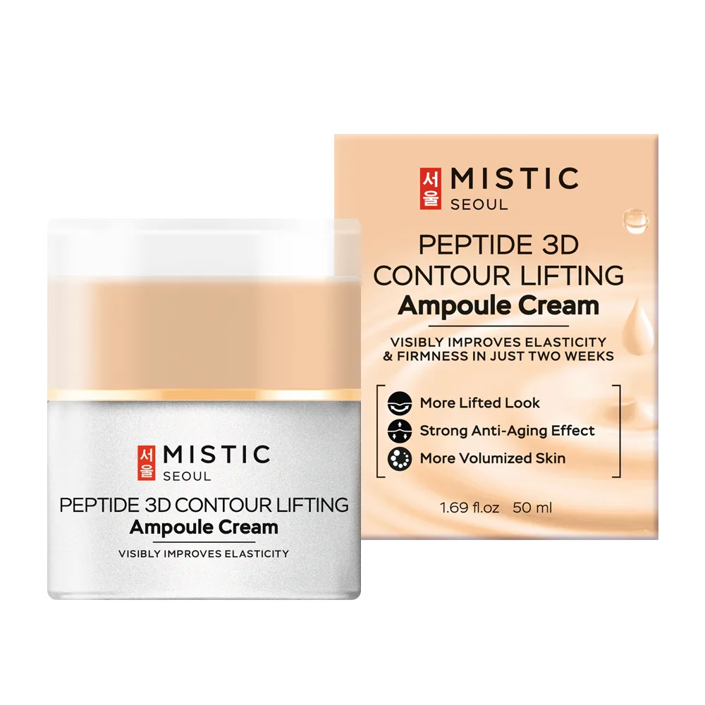 MISTIC Лифтинг-крем для лица антивозрастной ПЕПТИДЫ Mistic Peptide 3D Contour Lifting Ampoule Cream