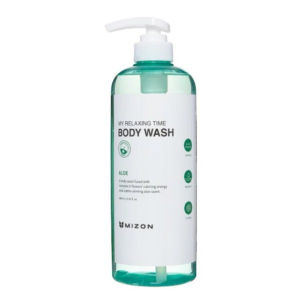 MIZON Гель для душа ЭКСТРАКТ АЛОЭ My Relaxing Time Body Wash Aloe