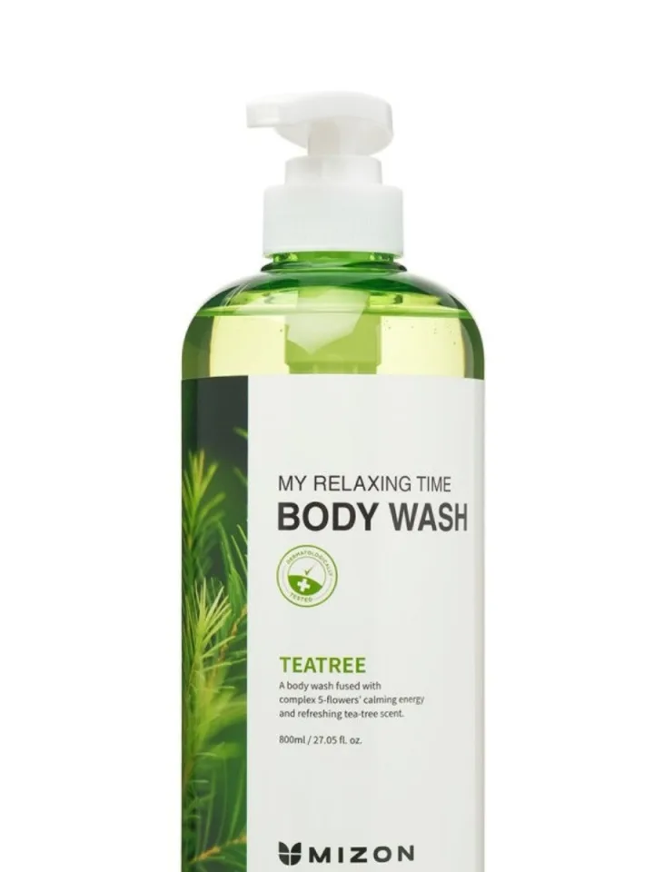 MIZON Гель для душа ЭКСТРАКТ ЧАЙНОГО ДЕРЕВА My Relaxing Time Body Wash Teatree
