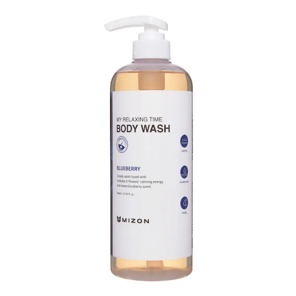 MIZON Гель для душа ЭКСТРАКТ ГОЛУБИКИ My Relaxing Time Body Wash Blueberry