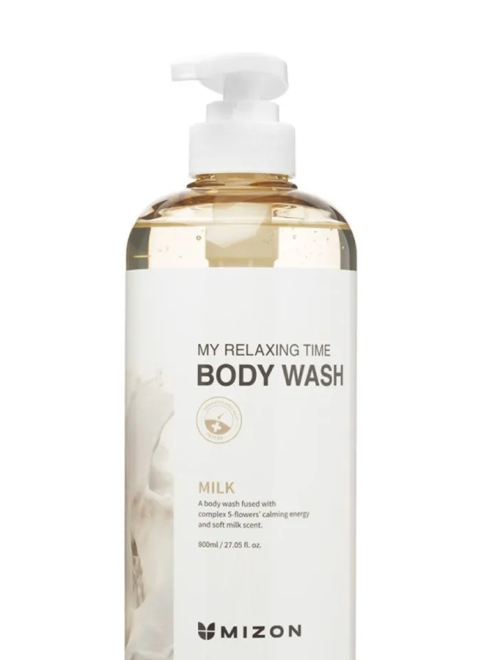 MIZON Гель для душа ЭКСТРАКТ МОЛОЧНОГО ПРОТЕИНА My Relaxing Time Body Wash Milk