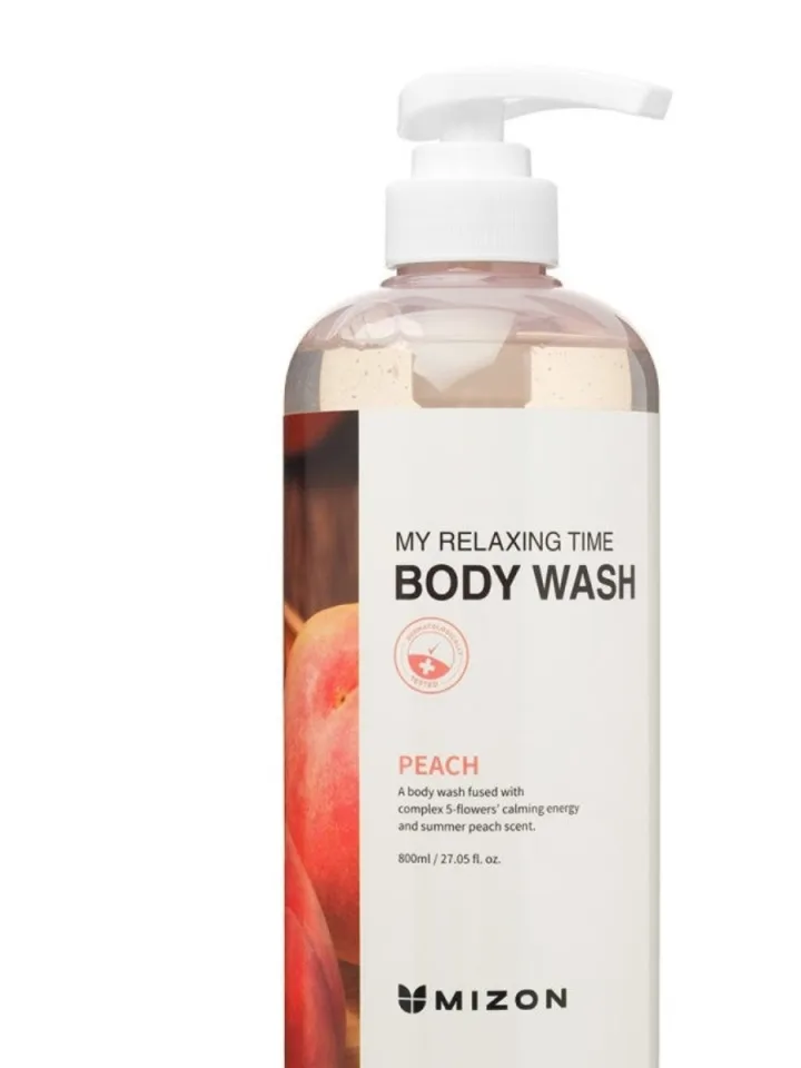 MIZON Гель для душа ЭКСТРАКТ ПЕРСИКА My Relaxing Time Body Wash Peach