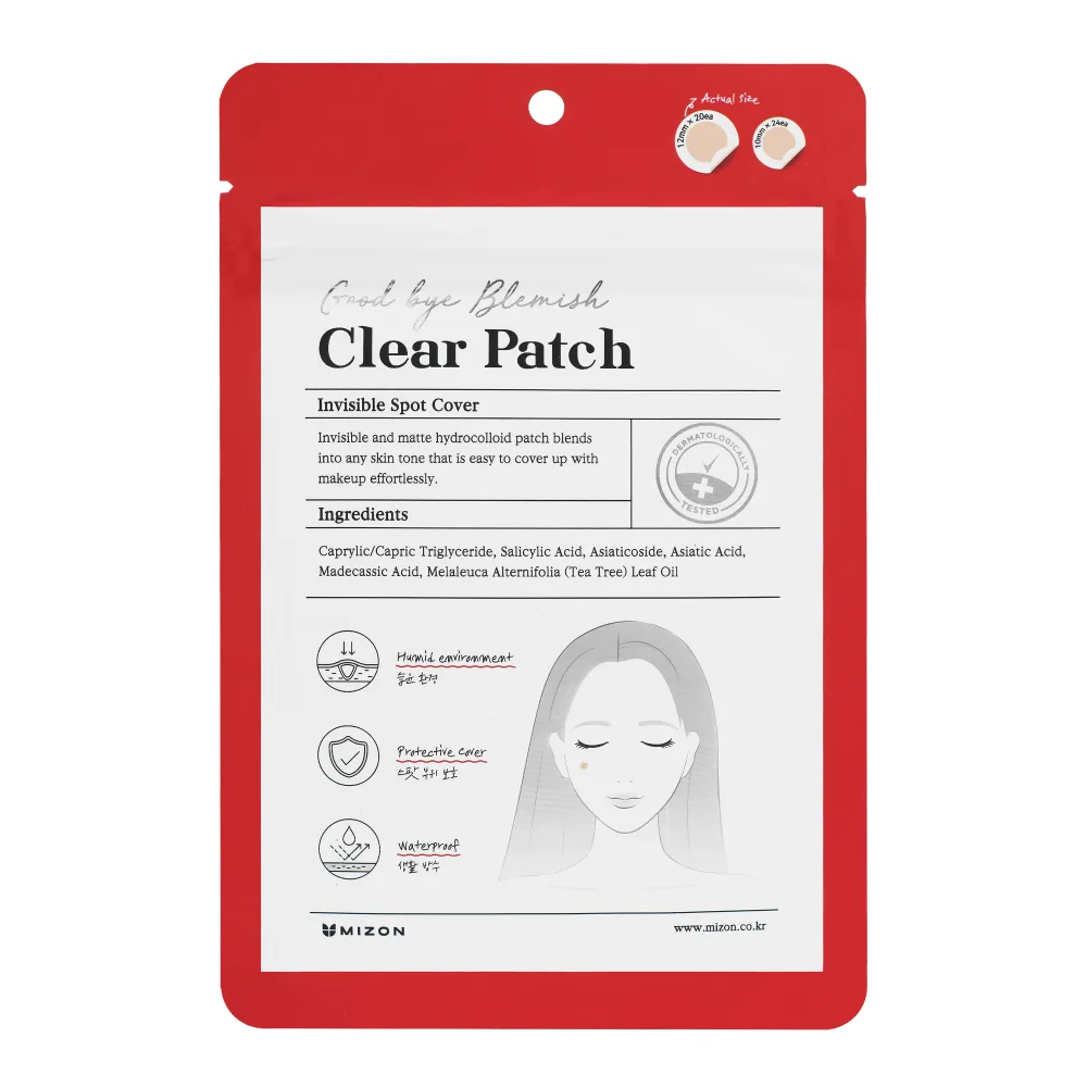 MIZON Патчи для лица ПРОТИВ АКНЕ Good Bye Blemish Clear Patch