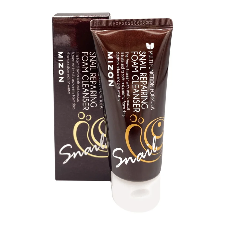 MIZON Пенка для умывания с фильтратом улитки Mizon Snail Repairing Foam Cleanser