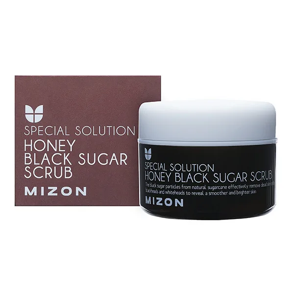 MIZON Скраб для лица ЧЕРНЫЙ САХАР Honey Black Sugar Scrub