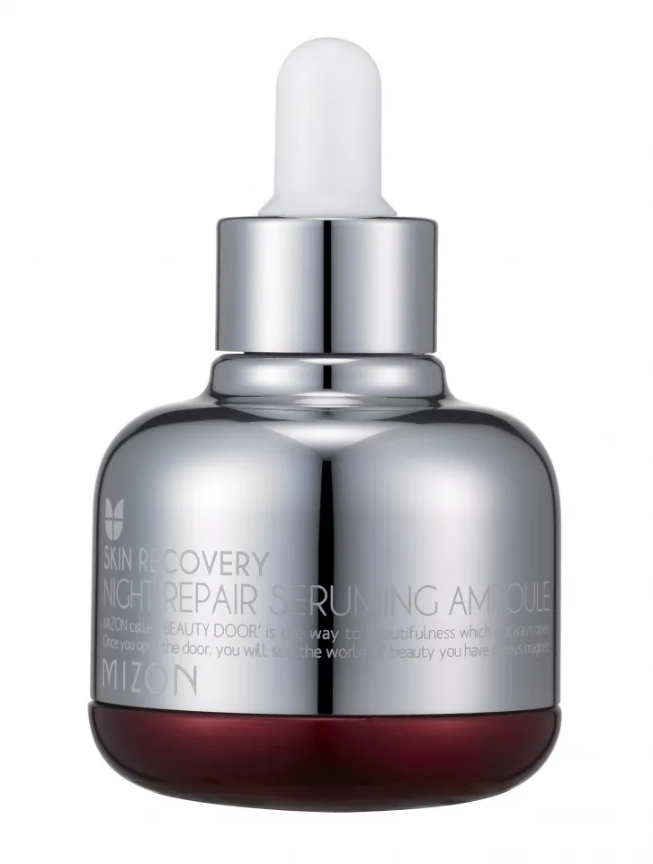 MIZON Сыворотка для лица ночная ОМОЛАЖИВАЮЩАЯ восстанавливающая Night Repair Seruming Ampoule