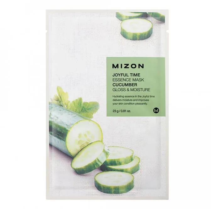 MIZON Тканевая маска для лица ЭКСТРАКТ ОГУРЦА Joyful Time Essence Mask Cucumber