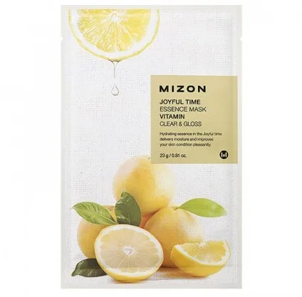 MIZON Тканевая маска для лица ВИТАМИН С Joyful Time Essence Mask Vitamin C
