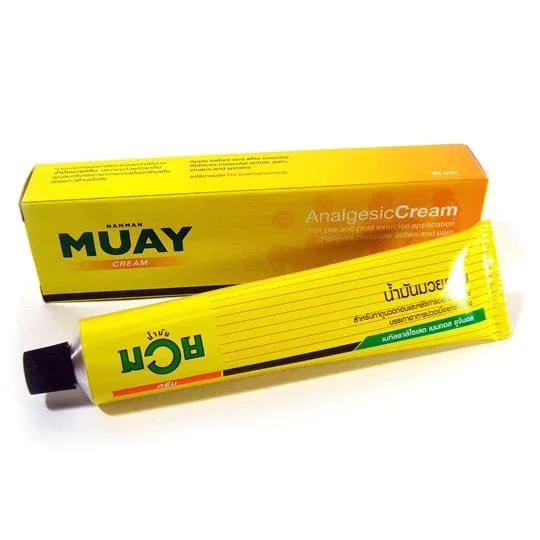 MUAY Крем-мазь для тела массажный РАЗОГРЕВ И ОХЛАЖДЕНИЕ Namman Muay Analgesic Cream