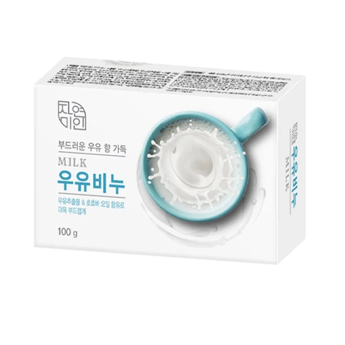 MUKUNGHWA Мыло для лица и тела с молочными протеинами Mukunghwa Pure Milk Soap