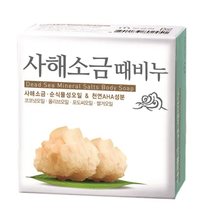 MUKUNGHWA Косметическое мыло для тела с минералами мёртвого моря Mukunghwa Dead Sea Mineral Salts Body Soap