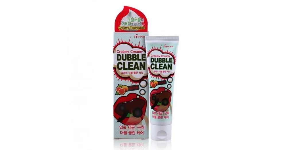 MUKUNGHWA Зубная паста КРЕМОВАЯ/ ПУЗЫРЬКОВАЯ Dubble Clean