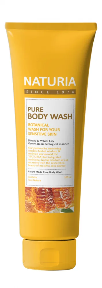 NATURIA Гель для душа МЕД/ЛИЛИЯ Pure Body Wash (Honey & White Lily)