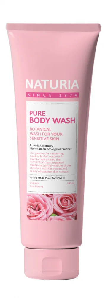 NATURIA Гель для душа РОЗА/РОЗМАРИН Pure Body Wash (Rose & Rosemary)