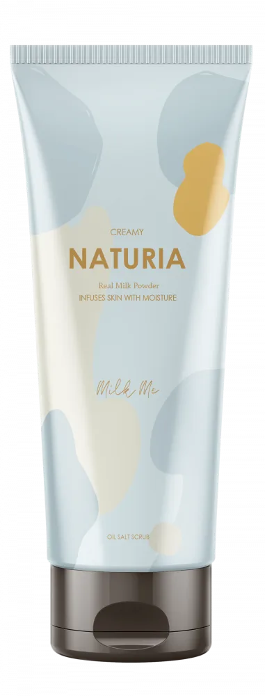 NATURIA Скраб для тела МОЛОЧНЫЙ Creamy Oil Salt Scrub Milk Me