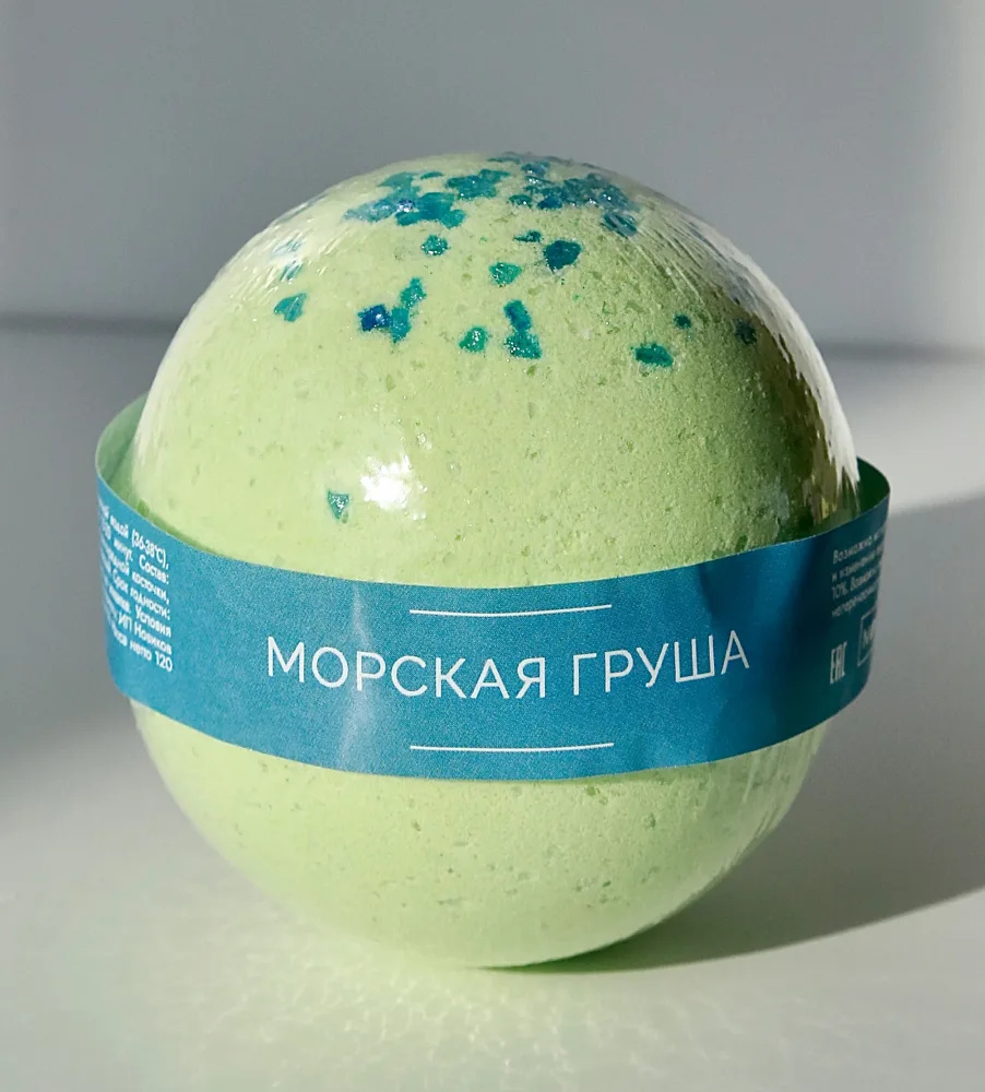 NOKAMI Бомбочка для ванн МОРСКАЯ ГРУША шипящая