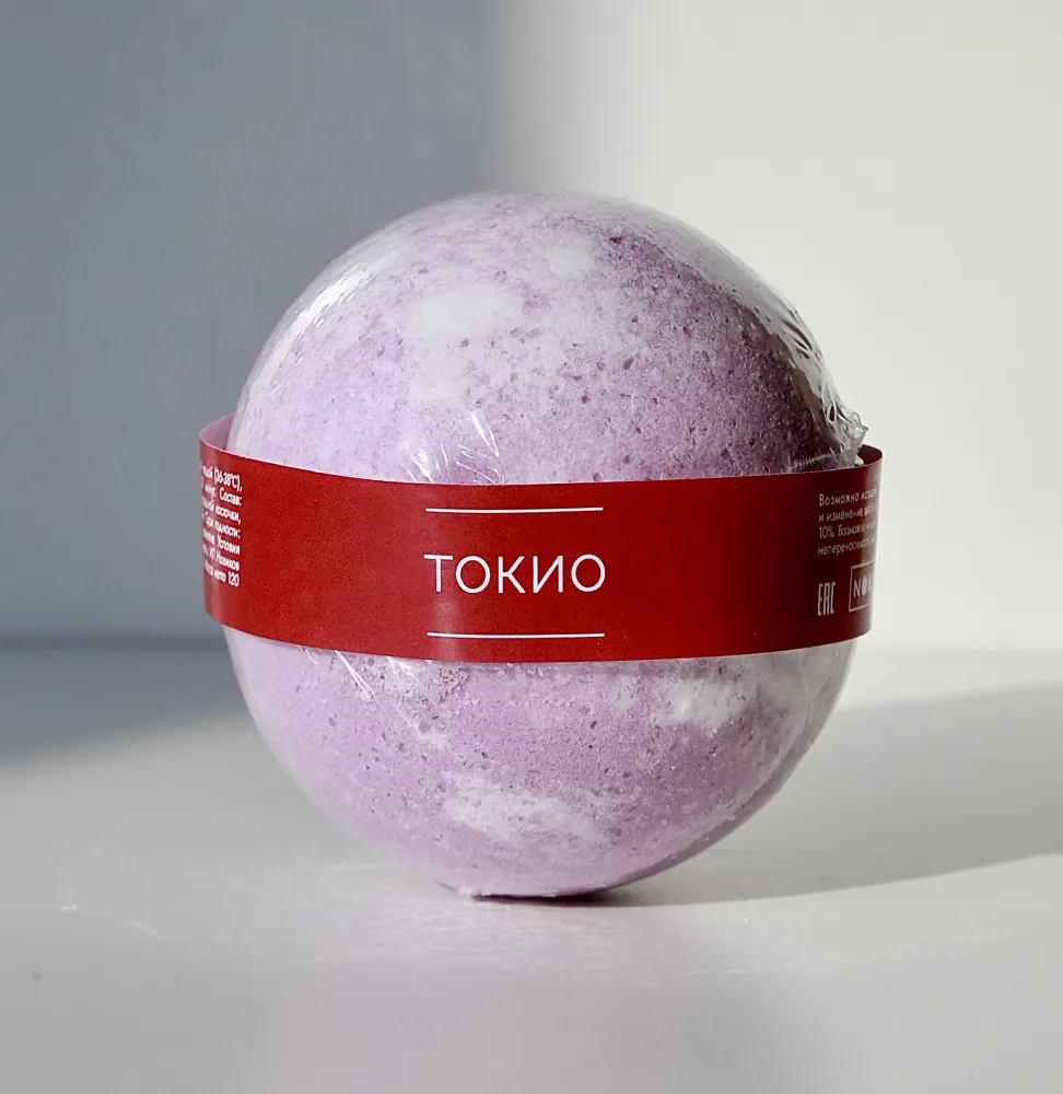 NOKAMI Бомбочка для ванн ТОКИО шипящая