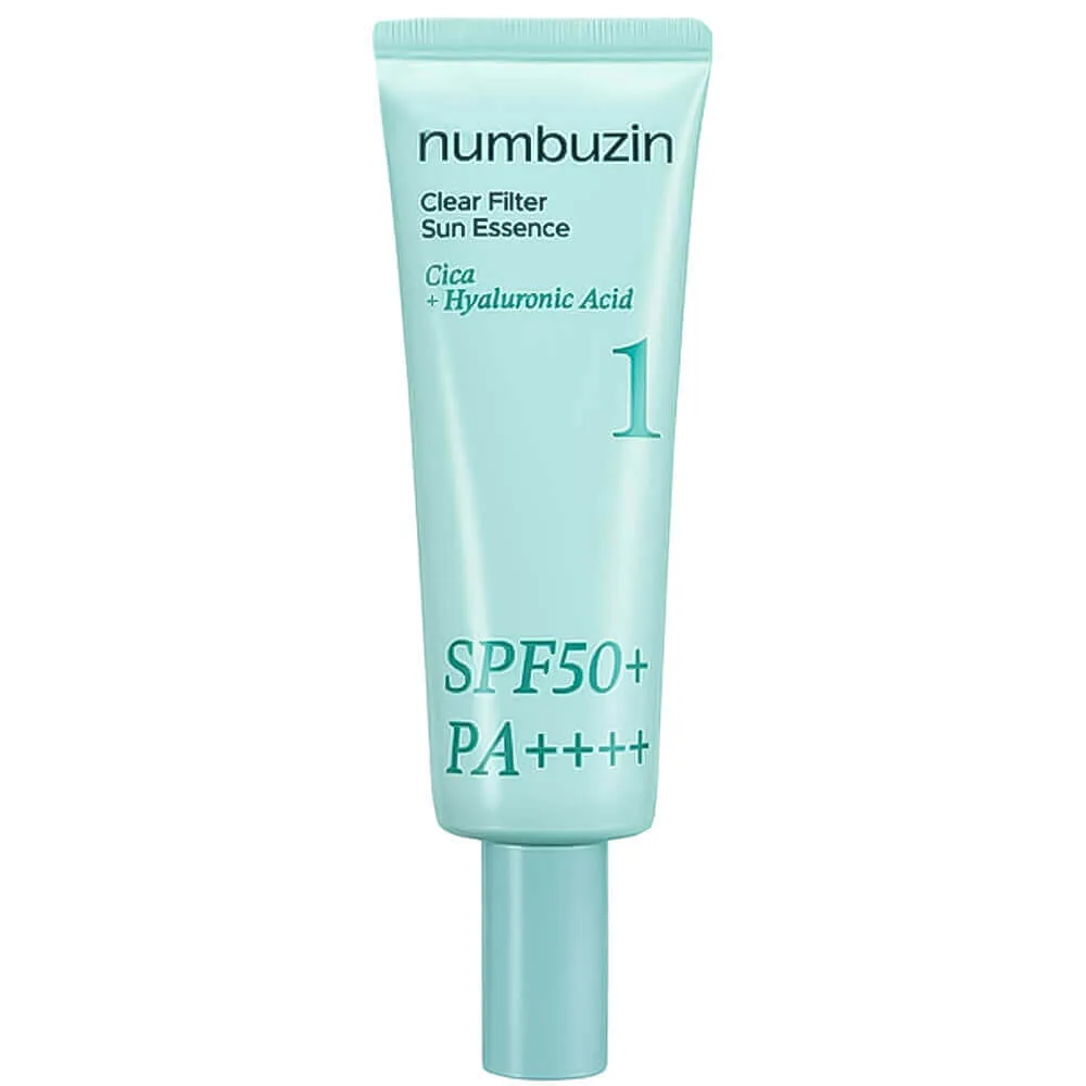 numbuzin Лёгкая успокаивающая солнцезащитная эссенция numbuzin No.1 Clear Filter Sun Essence SPF50+ PA++++