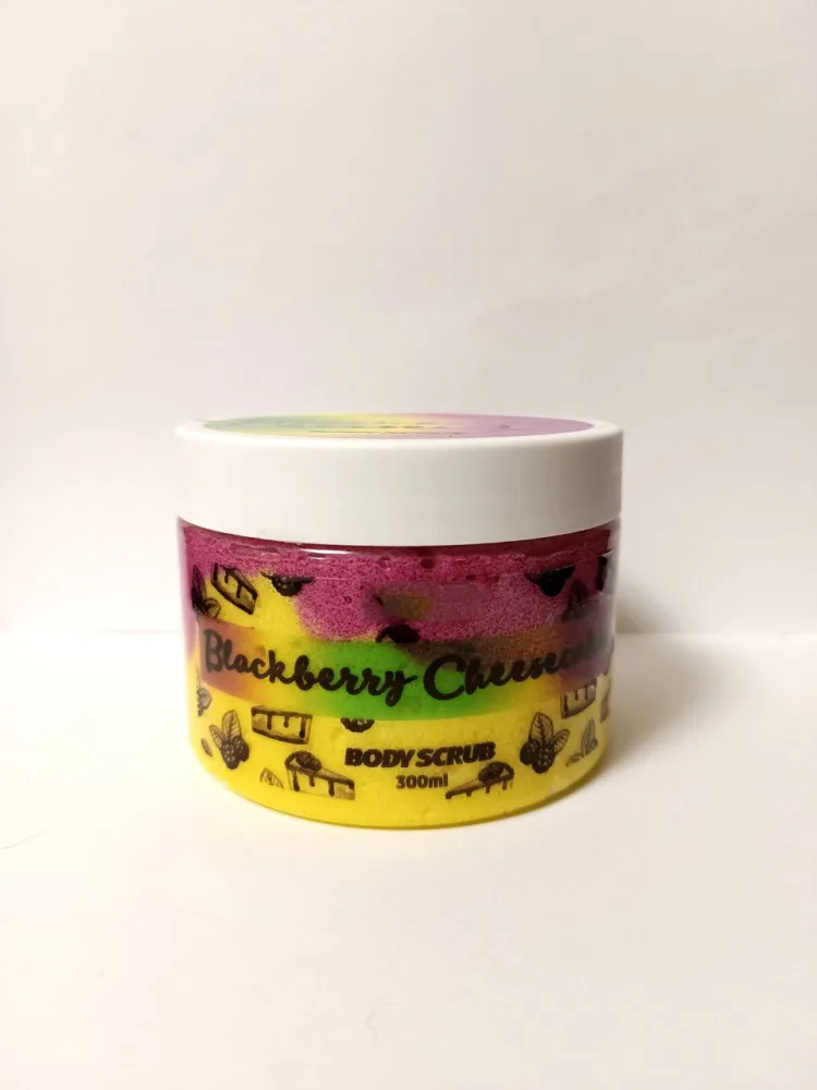 NYASH NYASH Скраб для тела BLACKBERRY CHEESECAKE сахарный