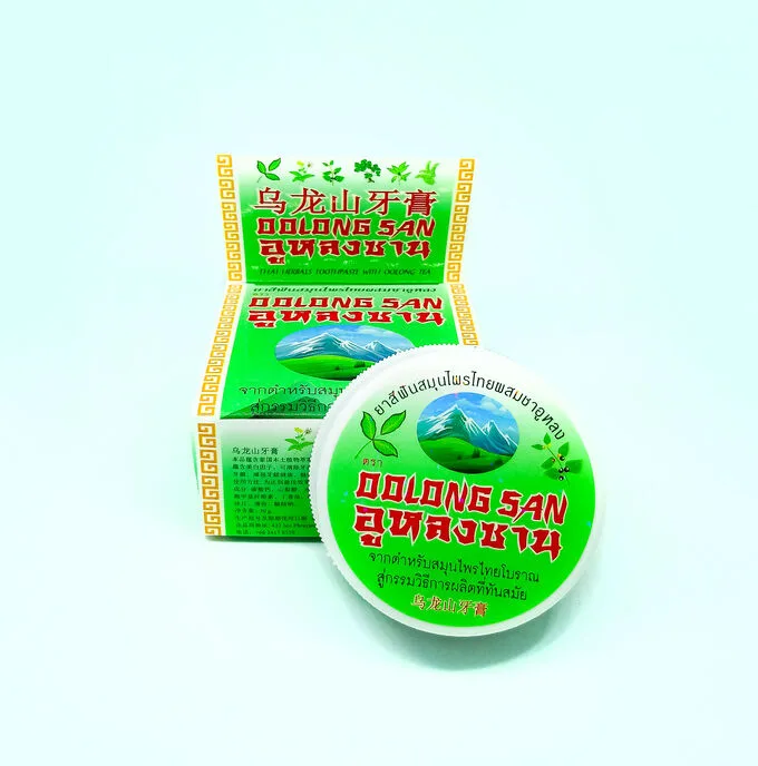 OOLONG SAN Зубная паста ЧАЙ УЛУН от налета и мягкого зубного камня