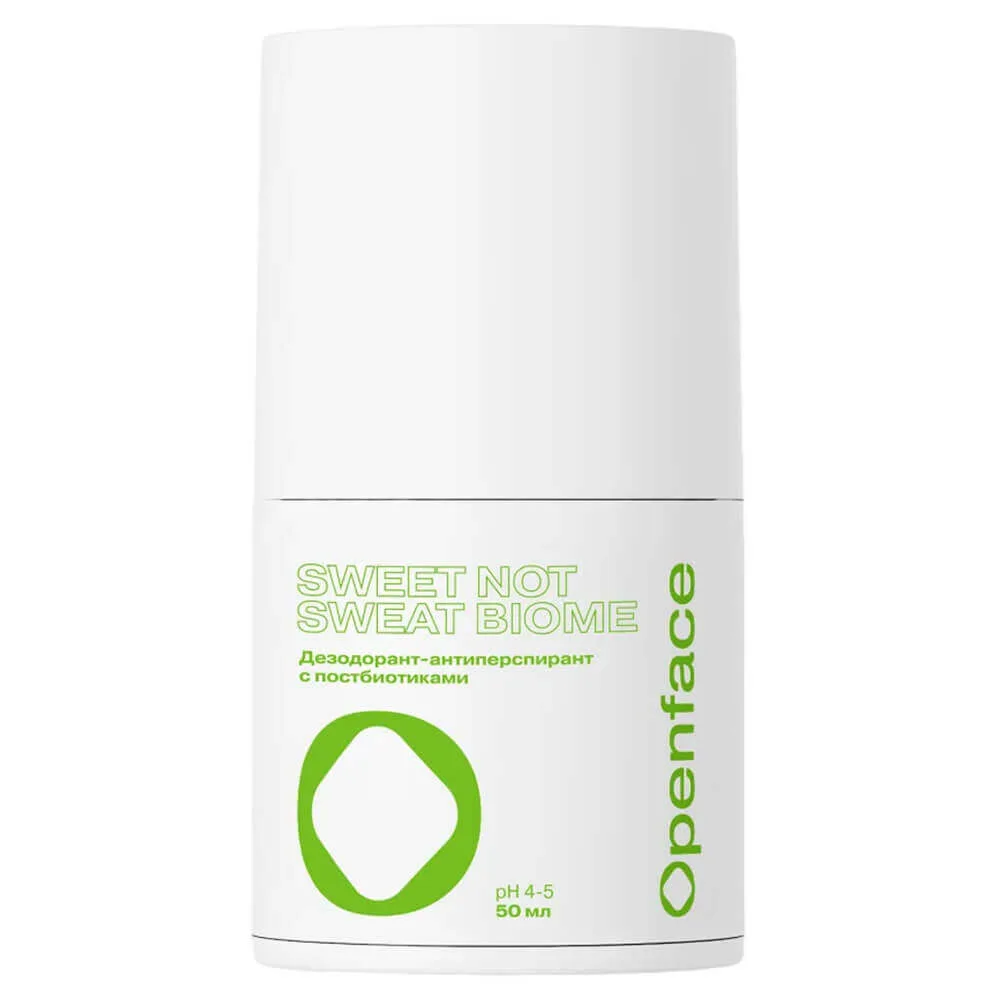 Openface Дезодорант-антиперспирант с постбиотиками Openface Sweet Not Sweat Biome