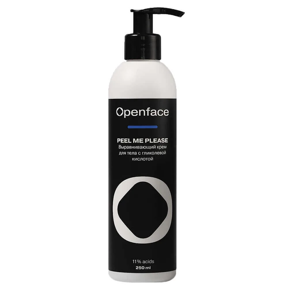 Openface Выравнивающий крем для тела с гликолевой кислотой Openface Peel Me Please