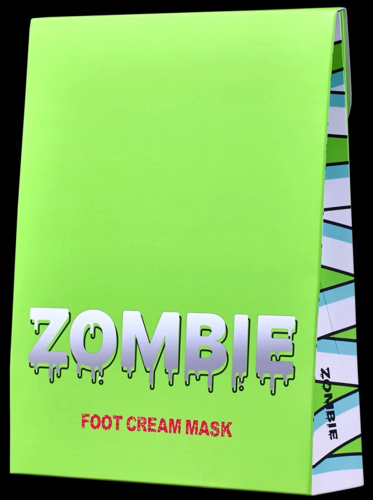 OSKIN НАБОР Маска-носочки для ног КРЕМОВАЯ Zombie Foot cream Mask, 4 шт*16 мл