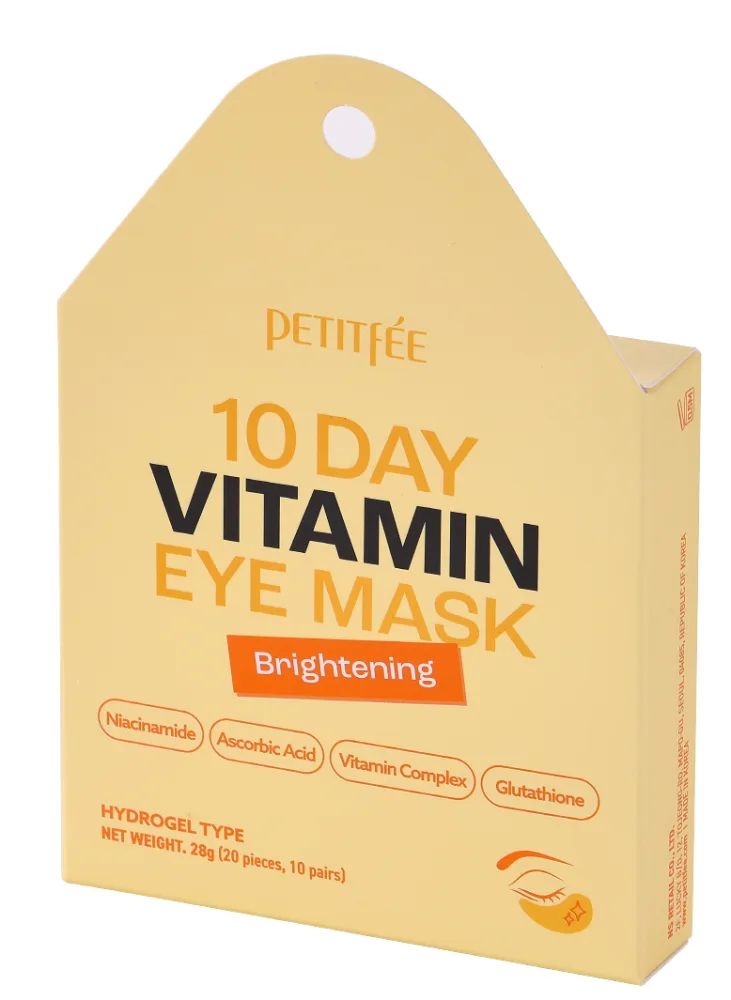 PETITFEE & KOELF Гидрогелевые патчи для глаз 10 Day Vitamin Eye Mask – Brightening