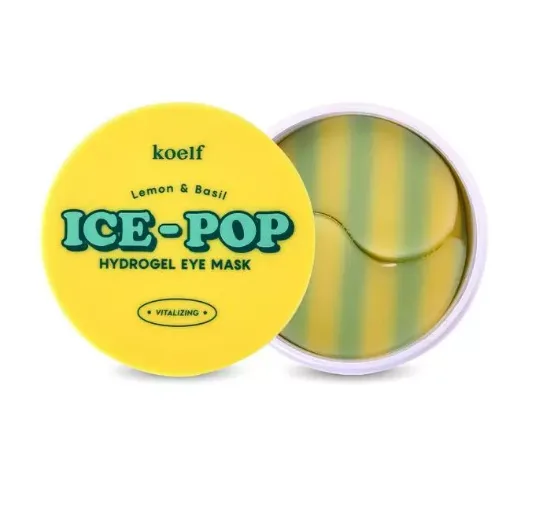 PETITFEE & KOELF Гидрогелевые патчи для глаз ЛИМОН/БАЗИЛИК Lemon & Basil Ice-Pop Hydrogel Eye Mask