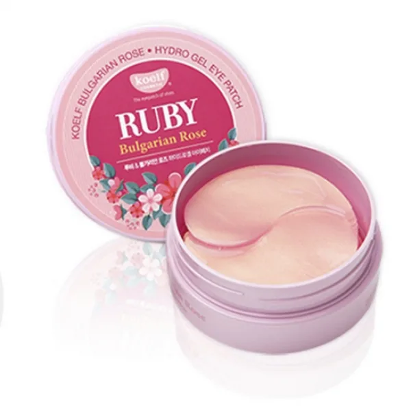 PETITFEE & KOELF Гидрогелевые патчи для глаз РУБИН/БОЛГАРСКАЯ РОЗА Bulgarian Rose Hydrogel Eye Patch