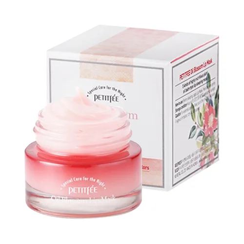 PETITFEE Ночная маска для губ с маслом камелии Petitfee Oil Blossom Lip Mask