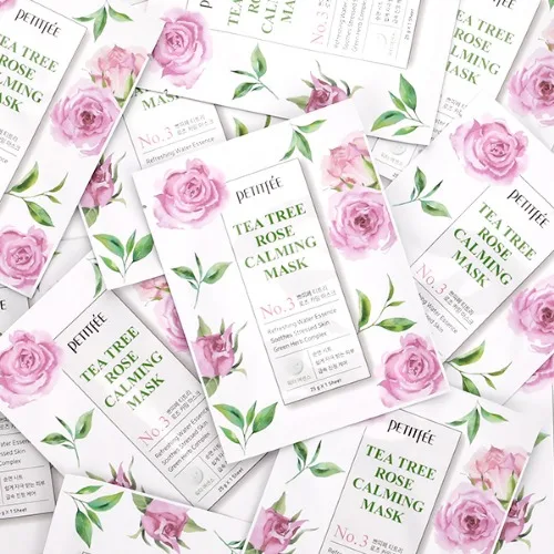 PETITFEE & KOELF НАБОР Тканевая маска для лица Tea Tree Rose Calming Mask