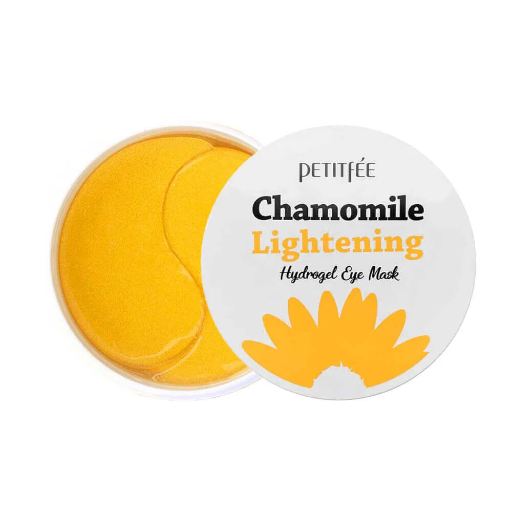 PETITFEE Патчи против темных кругов с экстрактом ромашки Petitfee Chamomile Lightening Hydrogel Eye Mask