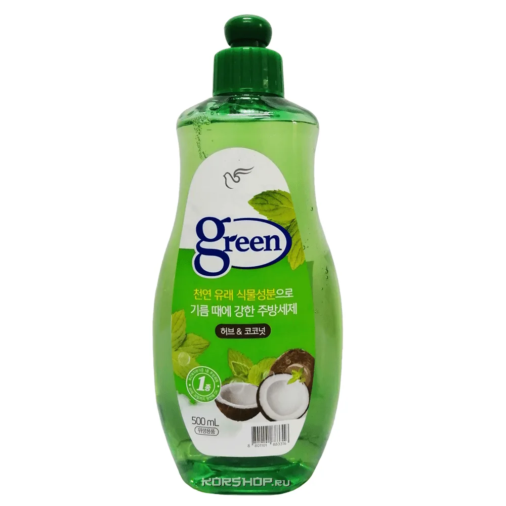 PIGEON Средство для мытья посуды ТРАВЫ И КОКОС Green