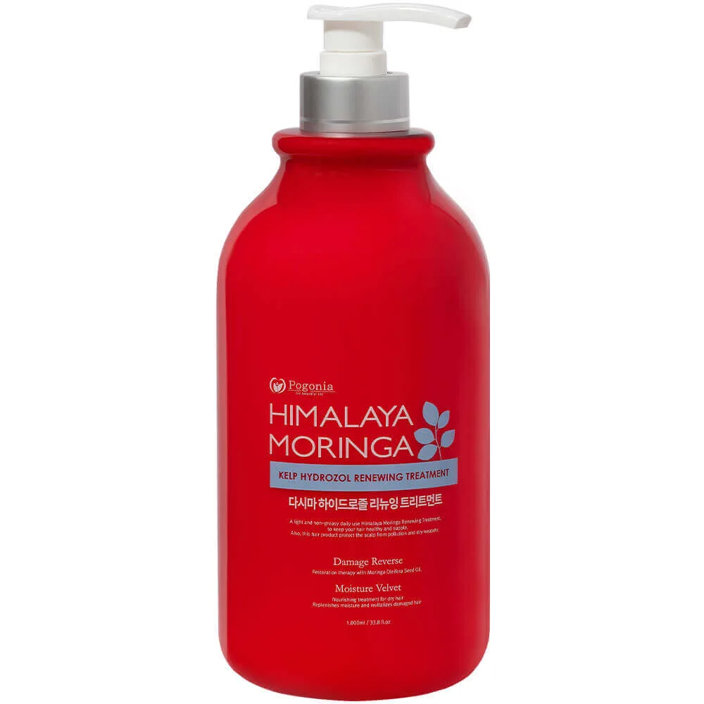 POGONIA Кондиционер с экстрактом ламинарии Pogonia Himalaya Moringa Kelp Hydrozol Renewing Treatment