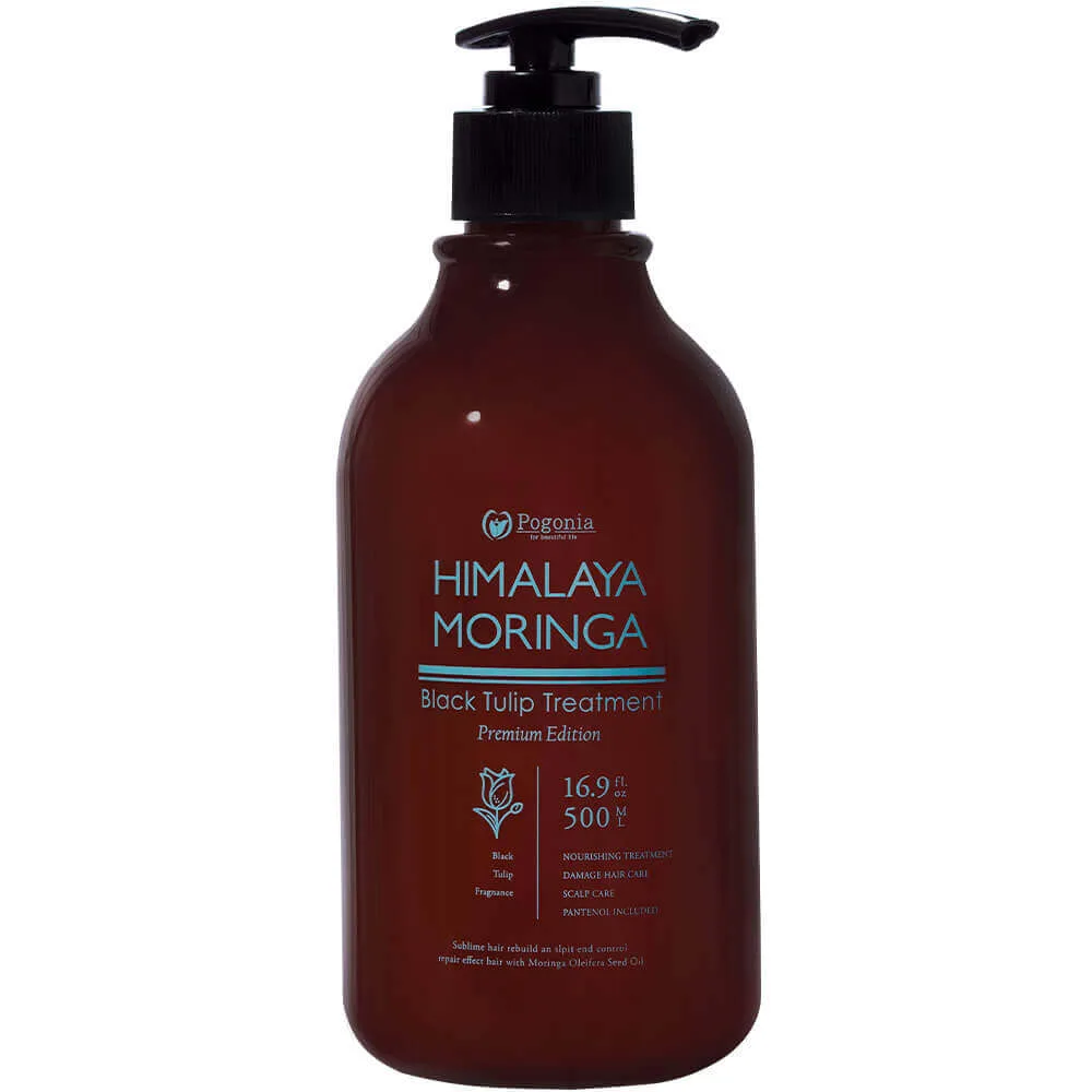 POGONIA Кондиционер с маслом моринги для окрашенных волос Pogonia Himalaya Moringa Black Tulip Treatment