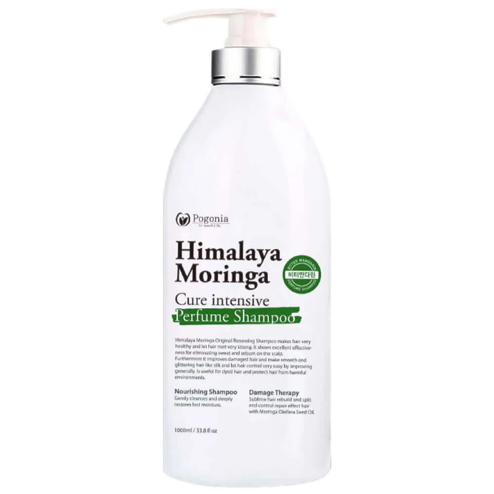 POGONIA Шампунь с ароматом мандарина Pogonia Himalaya Moringa Cure Intensive Perfume Shampoo Bitter Mandarin