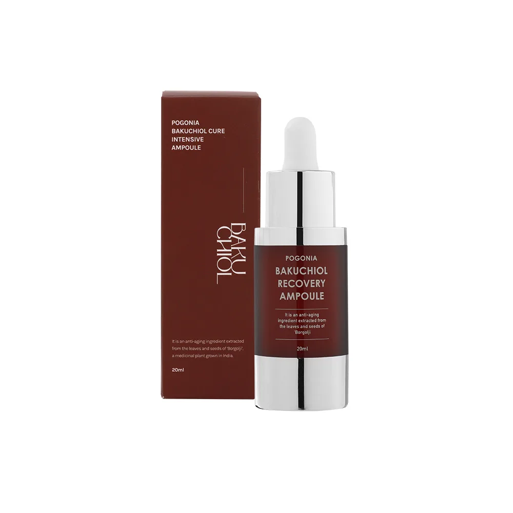 POGONIA Сыворотка для лица интенсивная БАКУЧИОЛ омолаживающая Bakuchiol Recovery Ampoule