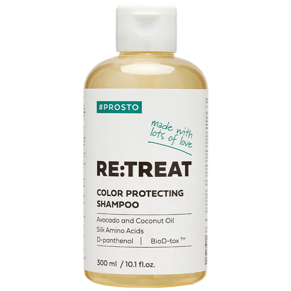 PROSTO Cosmetics Восстанавливающий шампунь для защиты цвета PROSTO RE:TREAT Color Protecting Shampoo