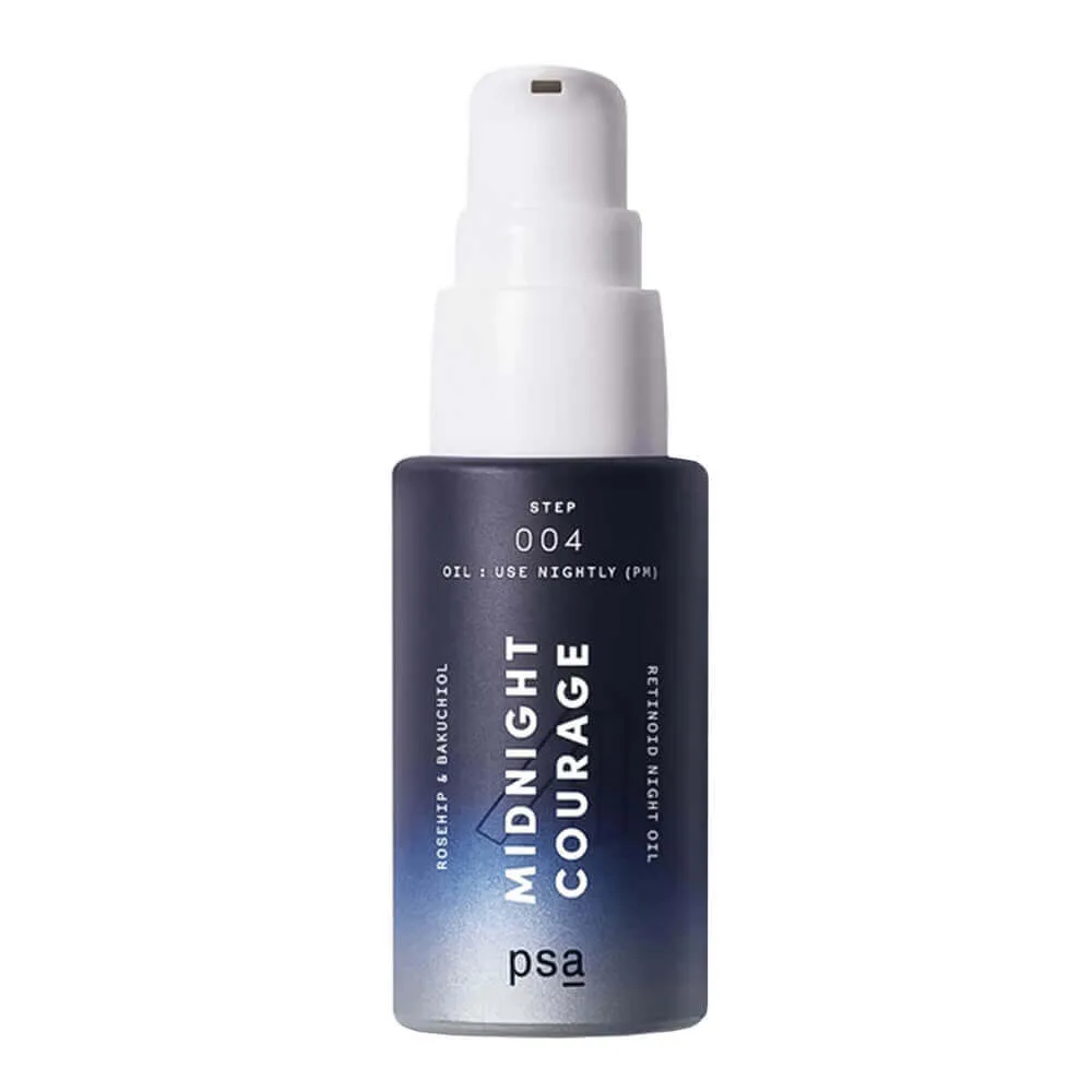 PSA Ночное масло для лица с ретинолом PSA Midnight Courage Rosehip & Bakuchiol Night Oil