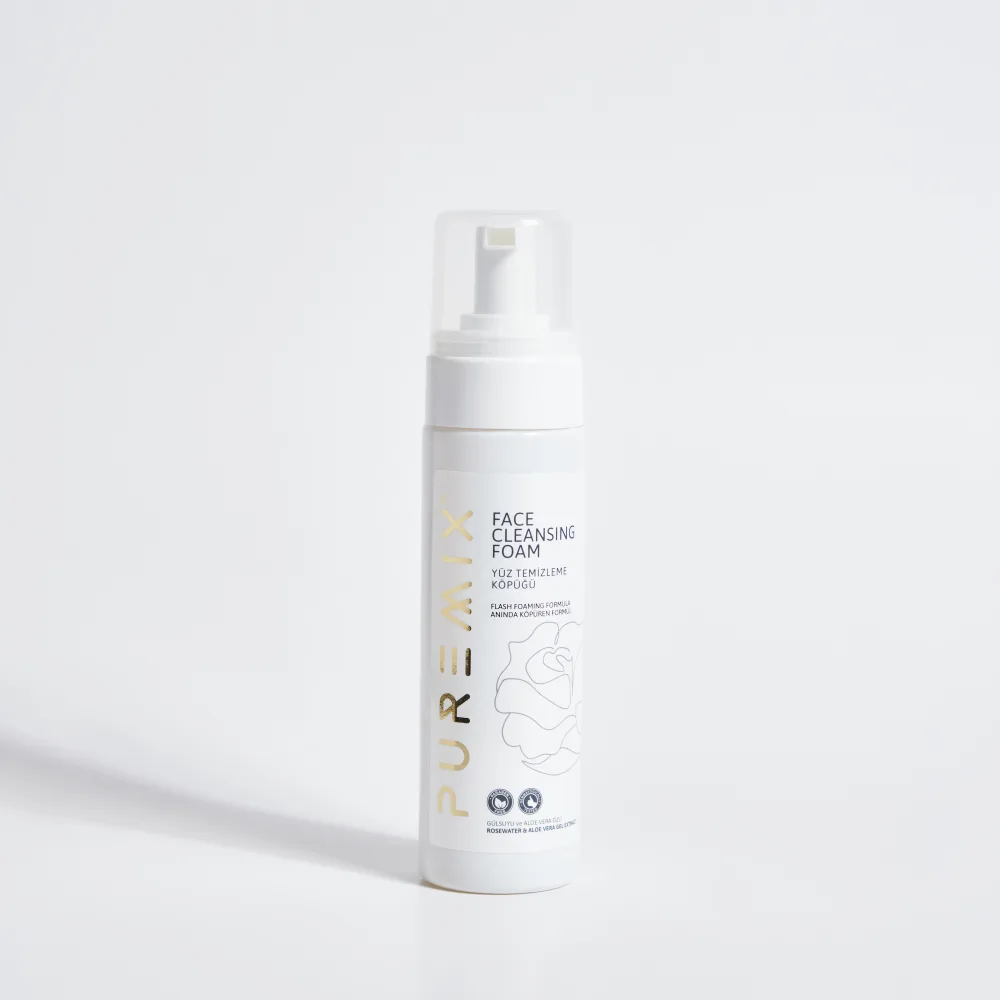 PUREMIX Пенка для умывания ГИДРОЛАТ РОЗЫ, АМИНОКИСЛОТЫ И АЛОЕ-ВЕРА Face Cleansing Foam