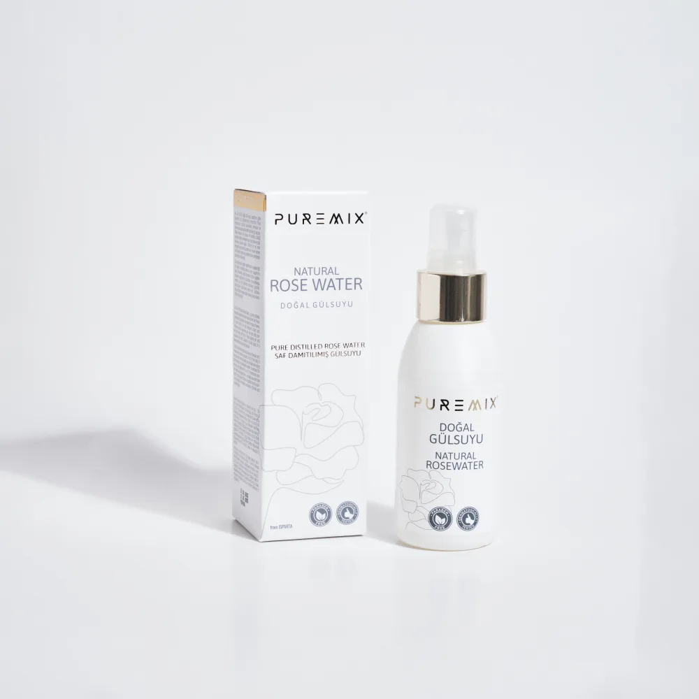 PUREMIX Спрей для лица ГИДРОЛАТ ДАМАССКОЙ РОЗЫ Natural Rose Water