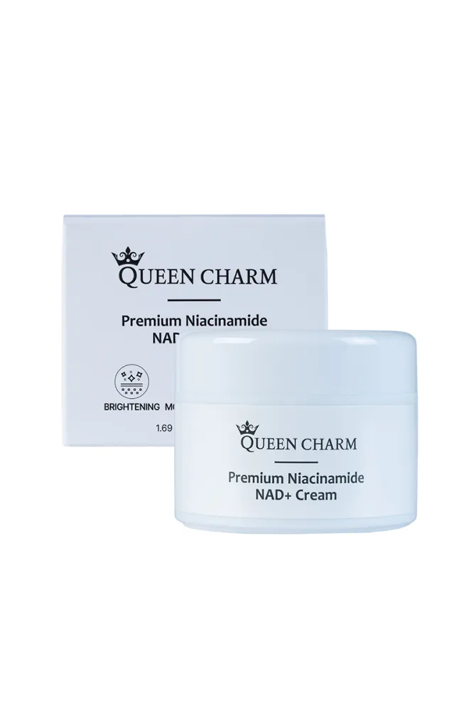 QUEENCHARM Крем для лица НИАЦИНАМИД и NAD+ омолаживающий Premium Niacinamide Nad+Creame